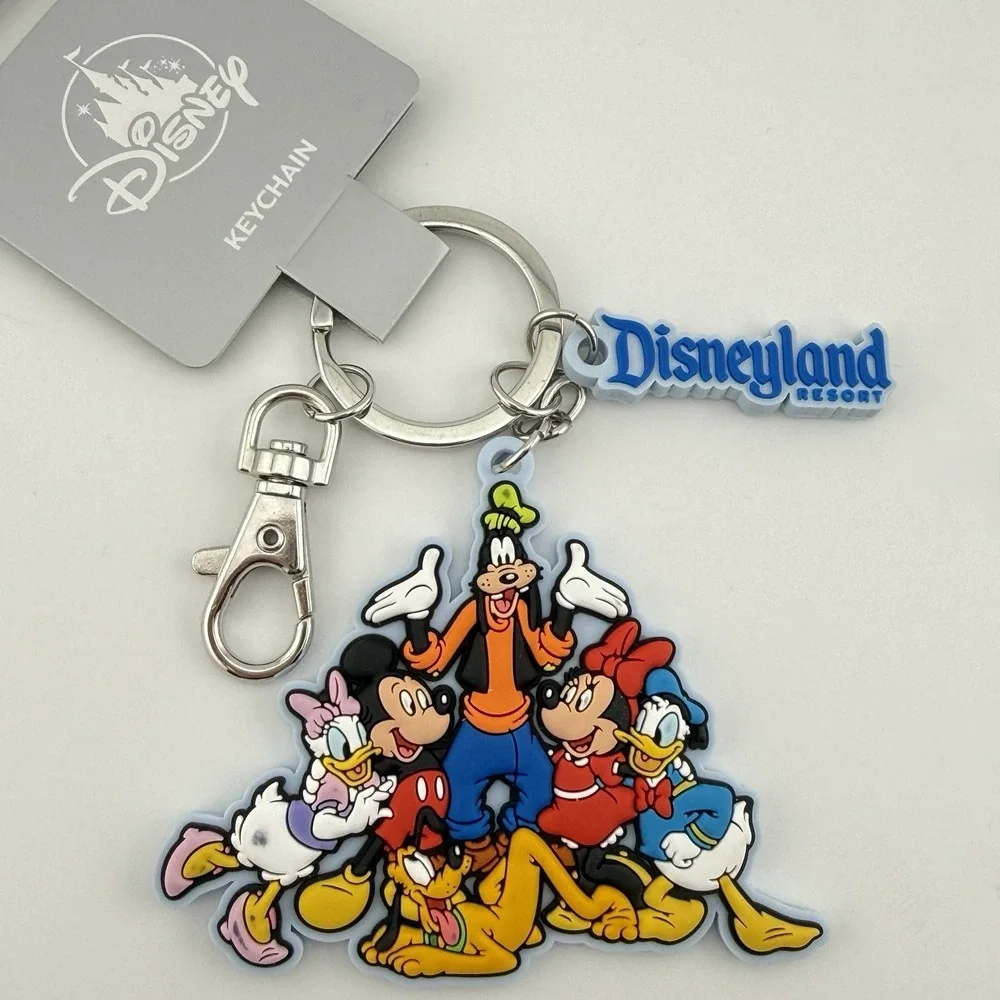 New 2025‎ Disneyland Resort Exclusive Mickey Mouse & Friends Rubber Key Chain E